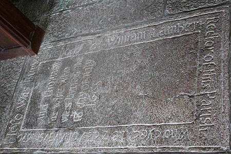 North Bovey - Stone Memorial 1665